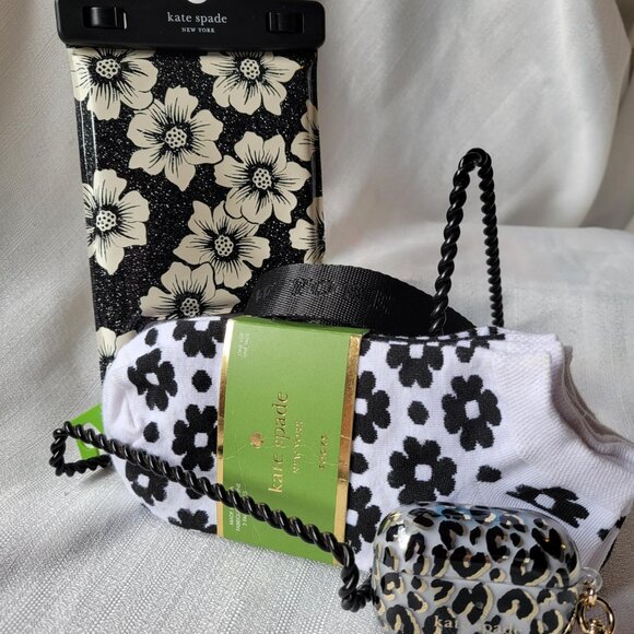 kate spade Accessories - Kate Spade Black & White 3 Piece Set